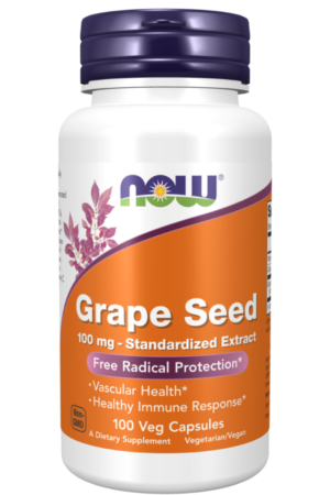 Now Grape Seed Extract 100mg Caps 100's